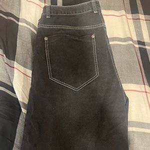 Men’s vintage hip hop style baggy jeans denim loose fit dance skateboard pants